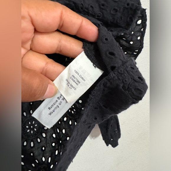 Madewell Eyelet Ruffle Front Blouse - Picture 6 of 6